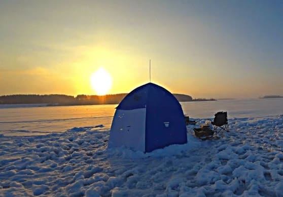 ТОП-3 палатки зонт для зимней рыбалки